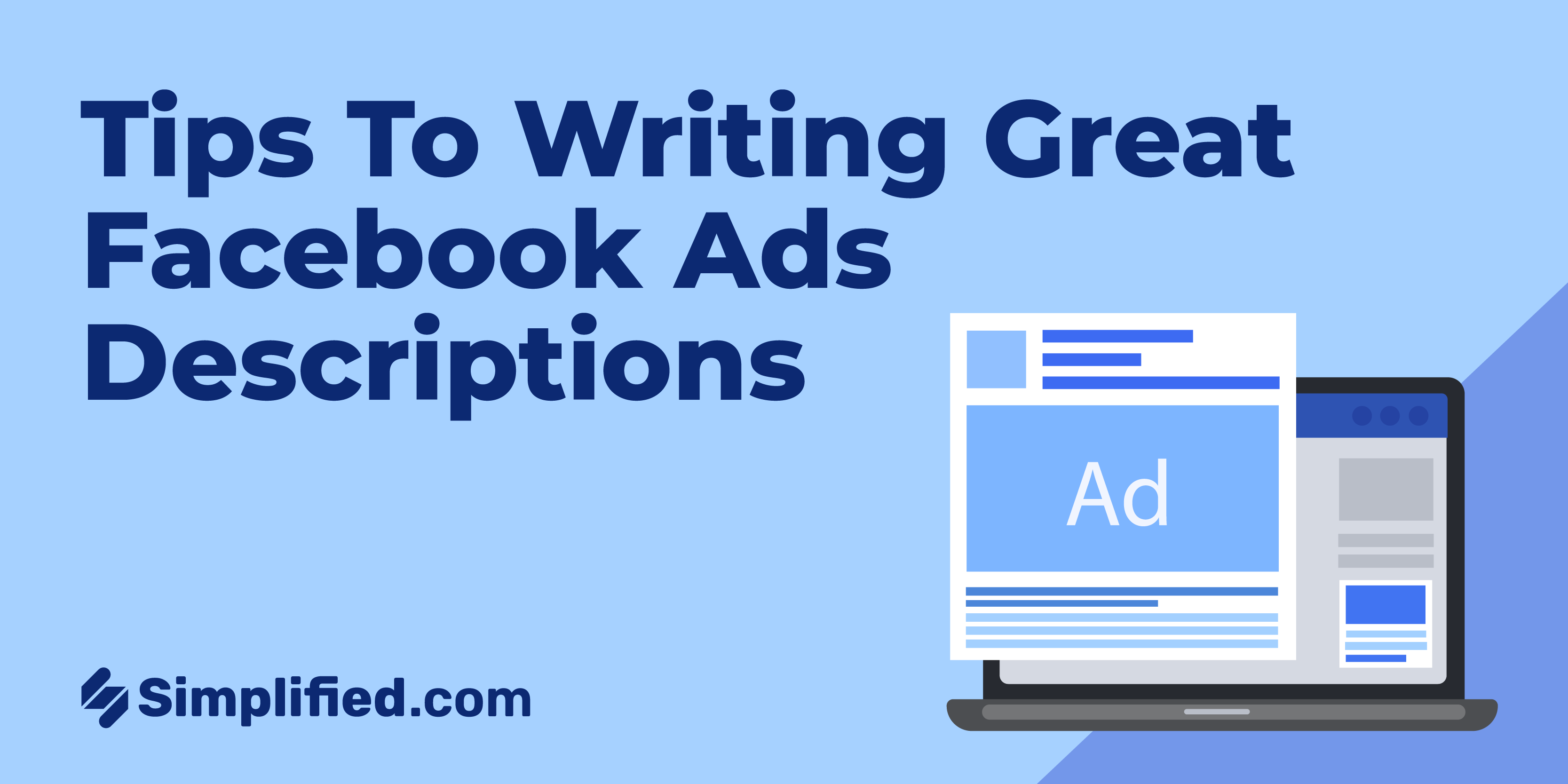8 Tips To Writing Great Facebook Ads Descriptions + Examples and Free Tool 8 Tips To Writing Great Facebook Ads Descriptions + Examples and Free Tool